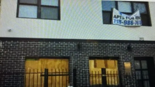 E 151 St apartment building exterior